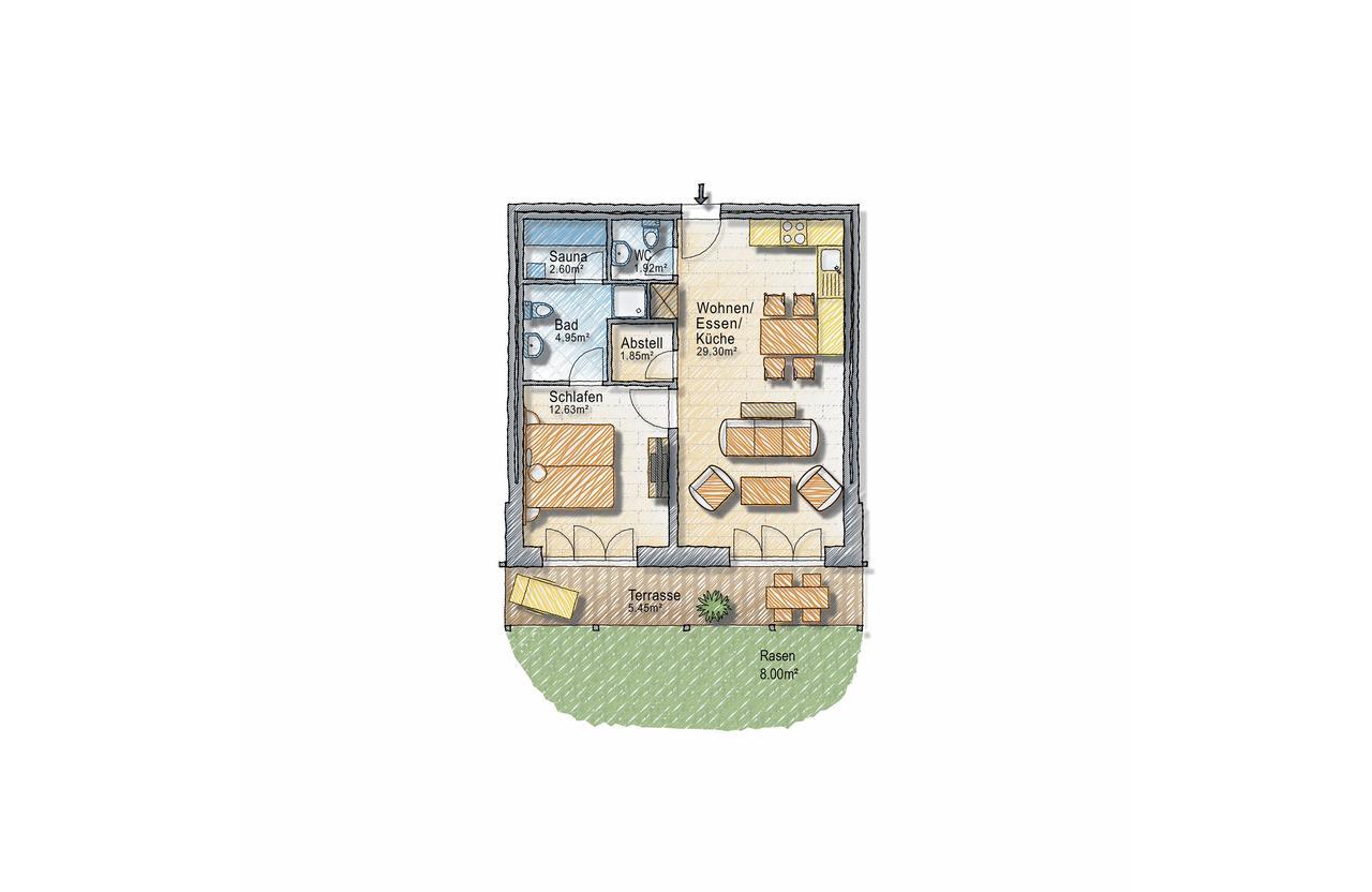 Beach Apartments Heiligenhafen Rom bilde